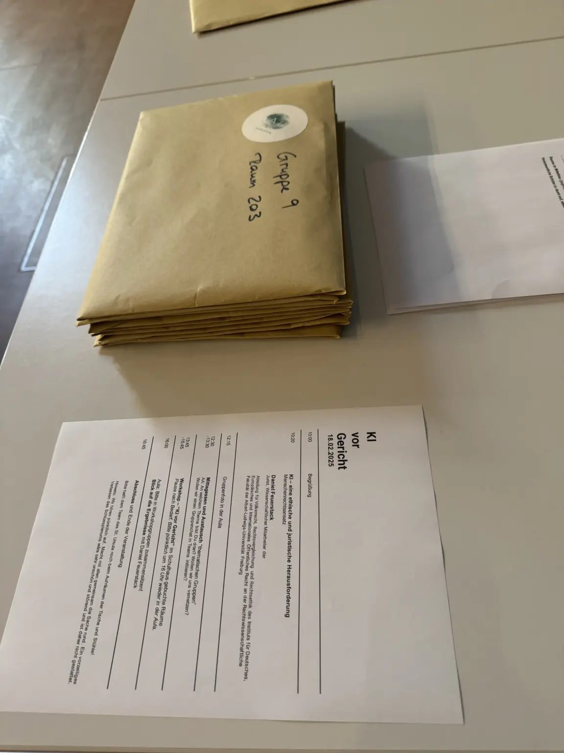 Schulstiftung Freiburg AIHorizon Unterlagen