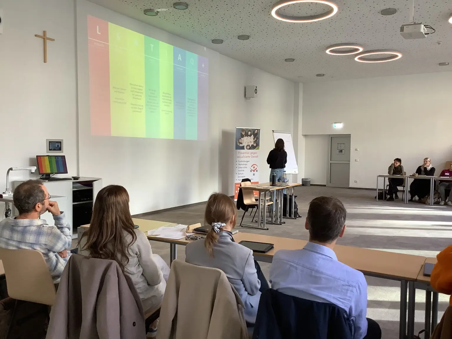 Schulstiftung Freiburg Fachtag Prävention Vortrag mit Plakat