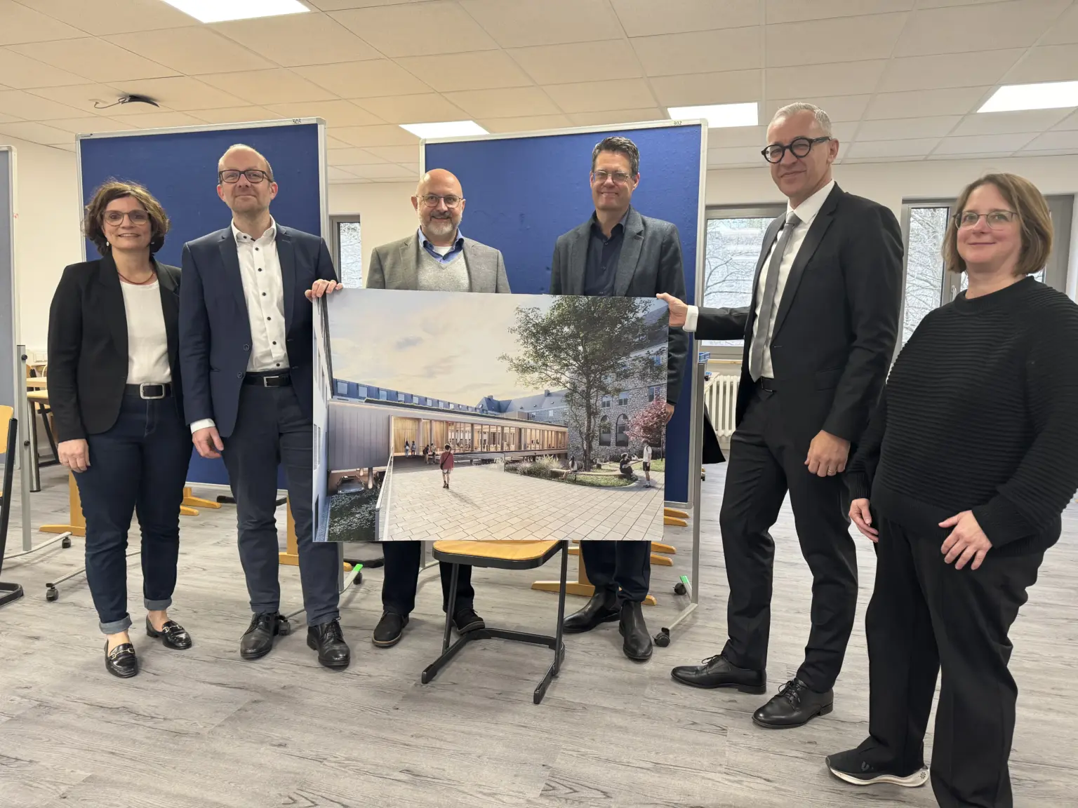 Schulstiftung Freiburg Gruppenbild Plan Paulusheim