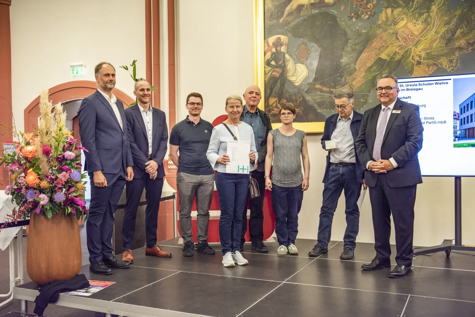 Schulstiftung Freiburg Hugo Häring Gruppenbild