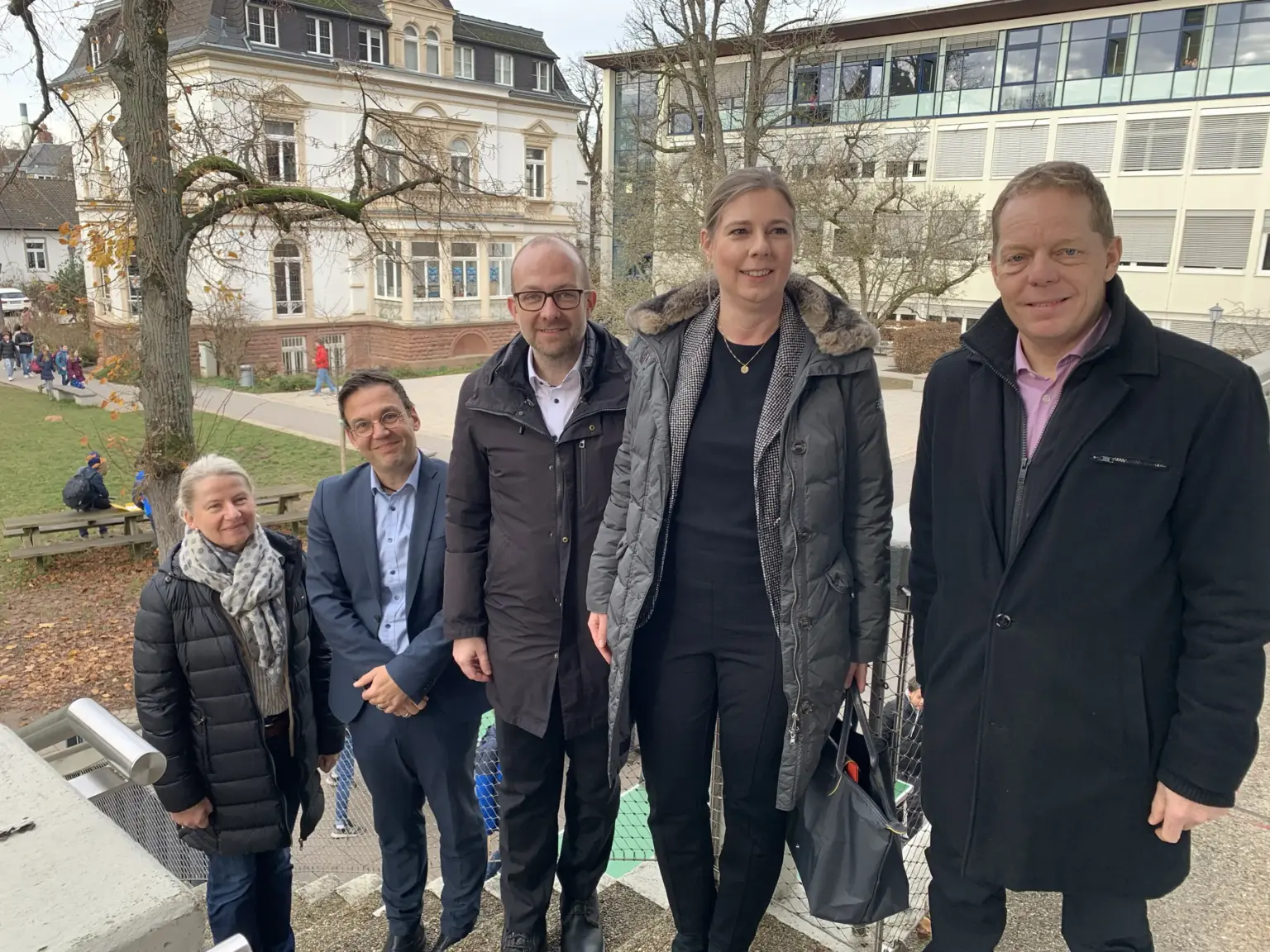 Schulstiftung Freiburg MD Besuch Gruppenbild