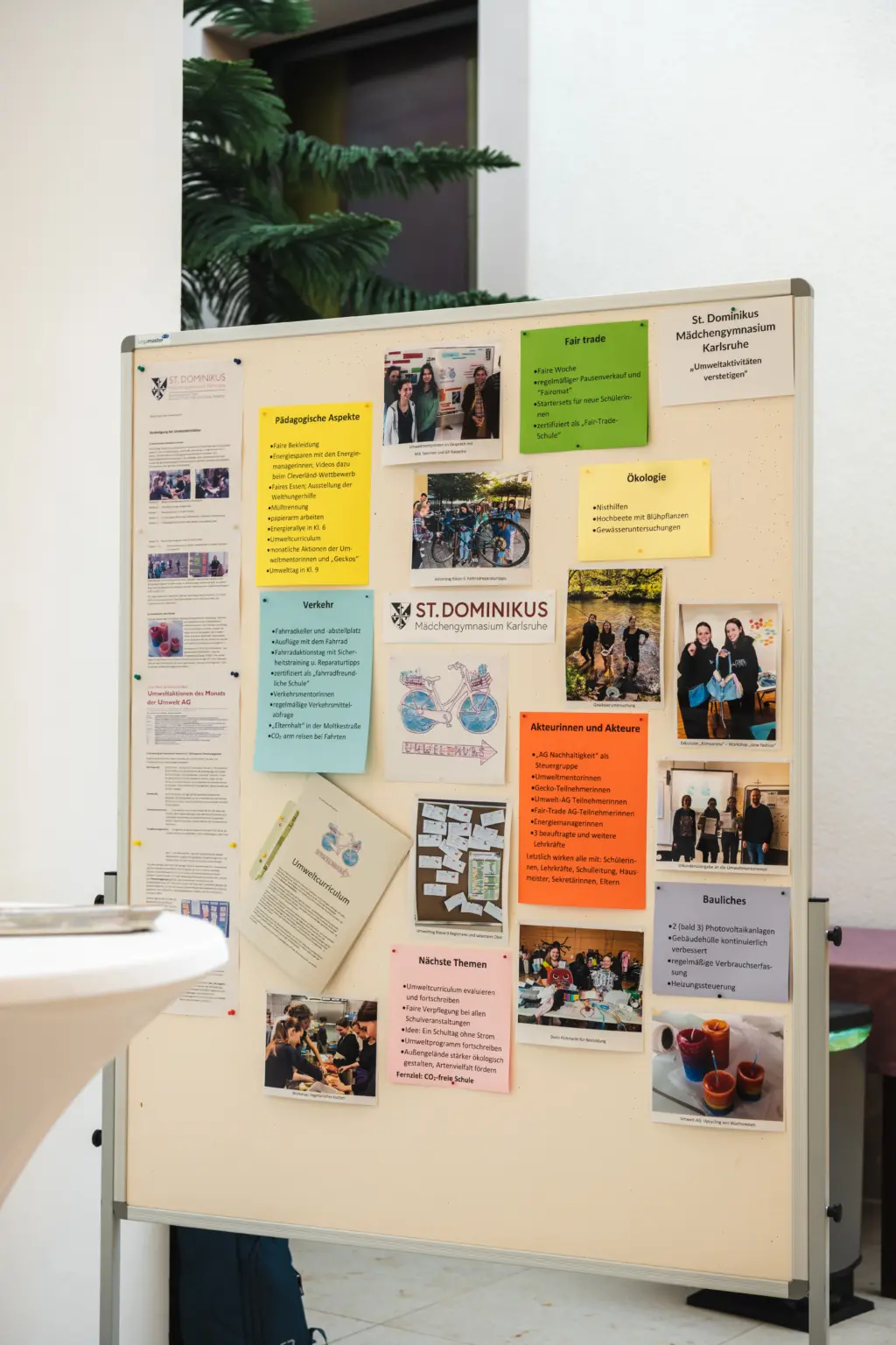 Schulstiftung Freiburg Umweltpreis Verleihung 2025 Stellwand
