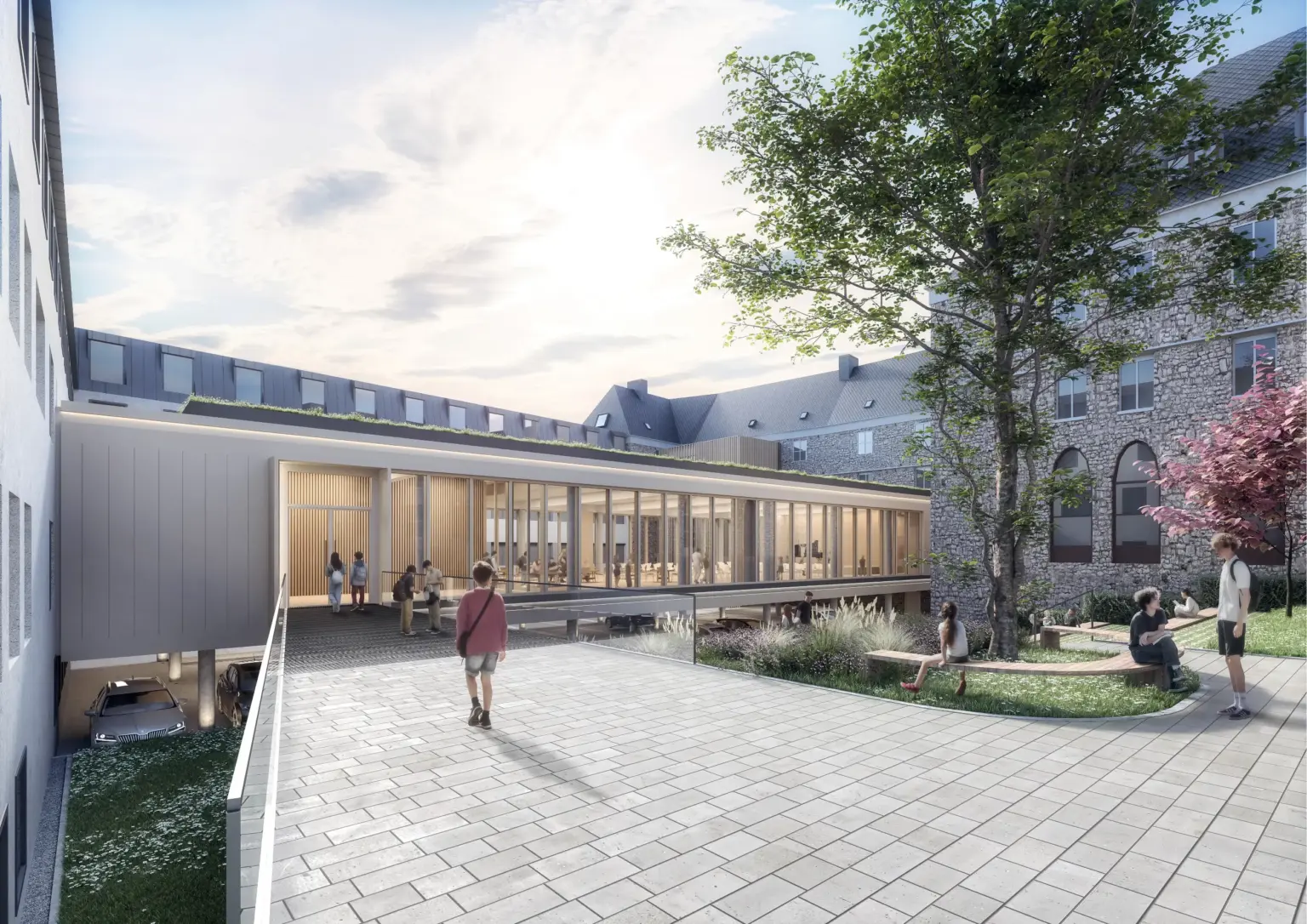 Schulstiftung Freiburg Visualisierung Paulusheim