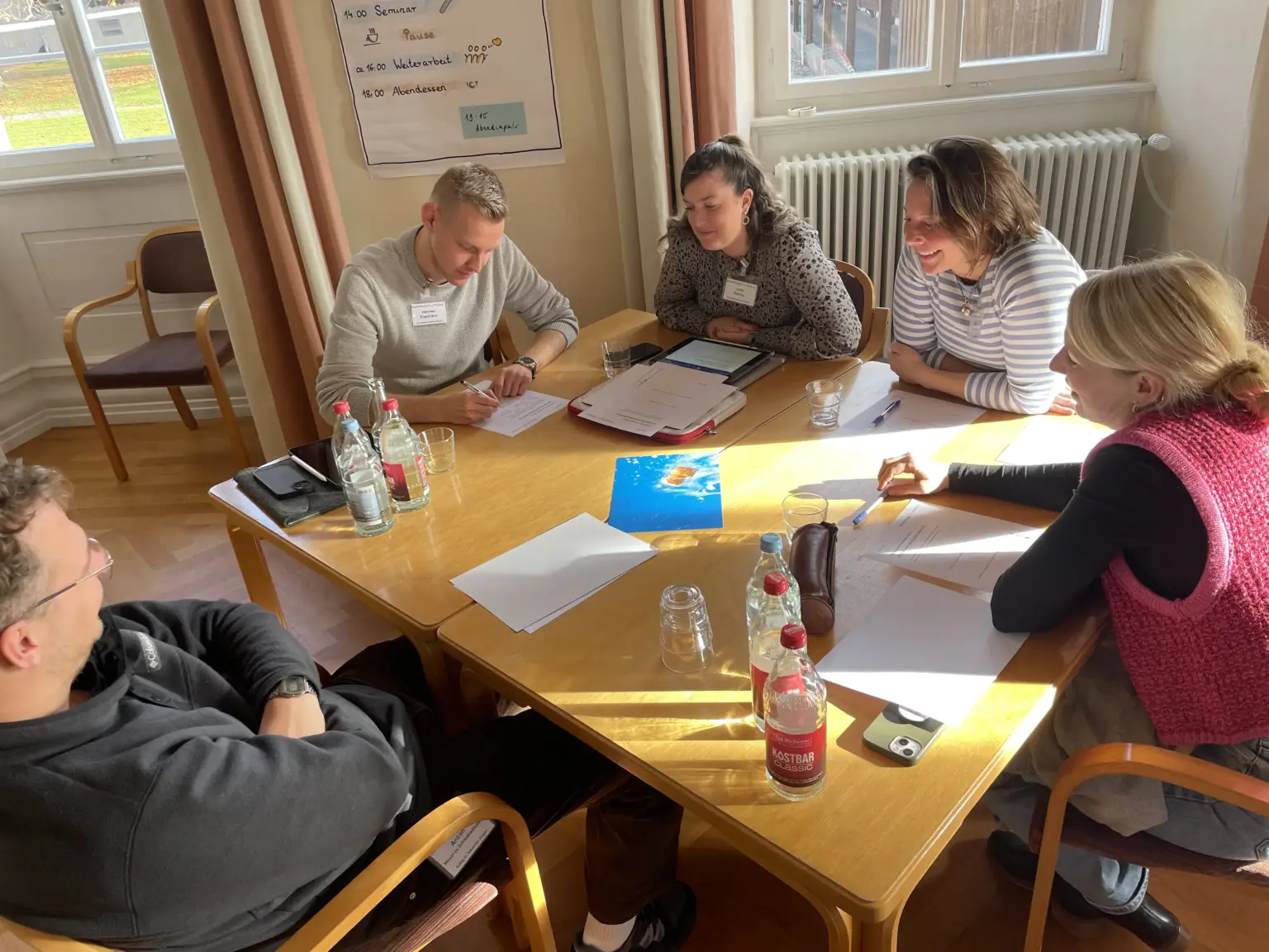 Schulstiftung Freiburg onboarding Gruppenarbeit